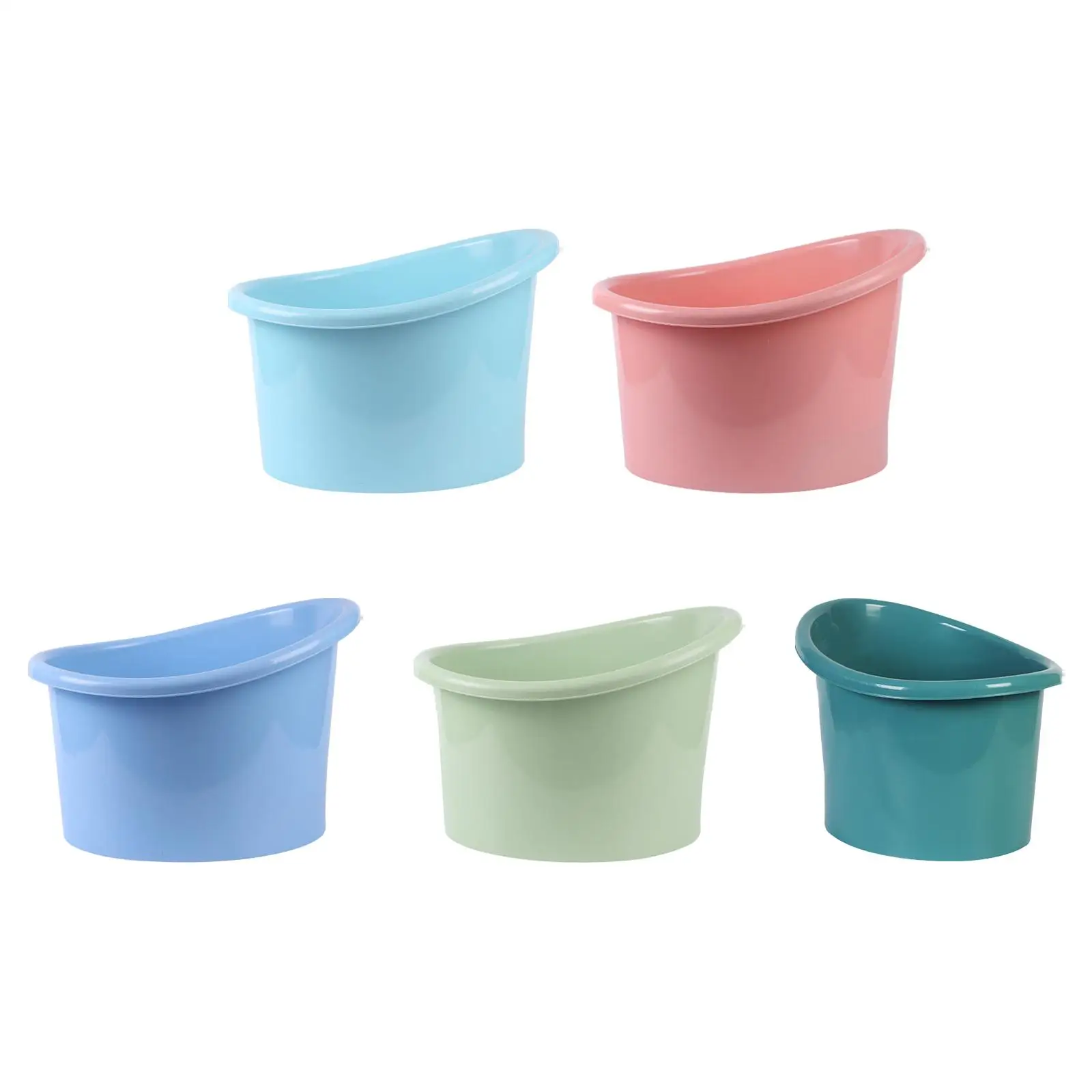 Cubo de baño para bebé, cubo para Baby Shower, accesorios de baño antideslizantes portátiles, bañera para sentarse, bañera para bebé para niños y niñas pequeños - imagen 3