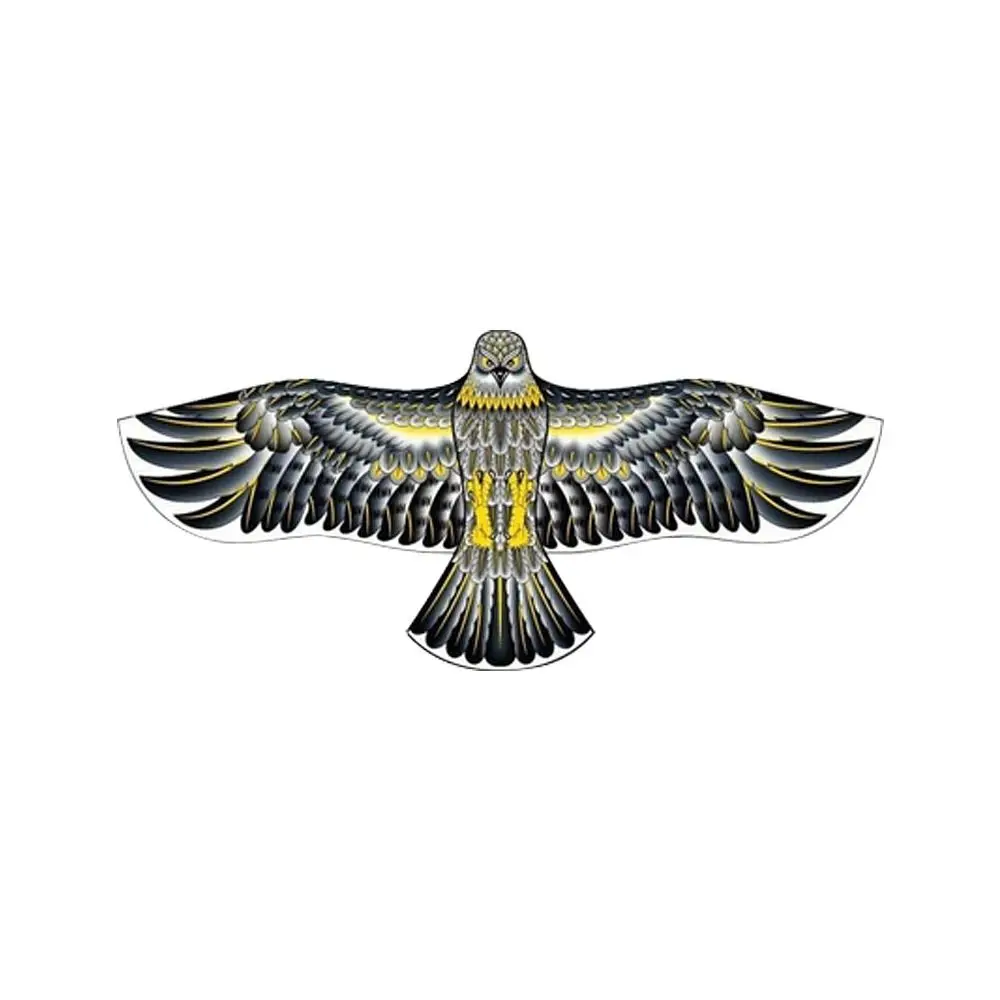 Cometa de golondrina de 1,2 m para niños, cometas de pájaros voladores, cometa de águila plana, cometa de pájaro con mosca grande, juguetes de tela para jardín - imagen 5