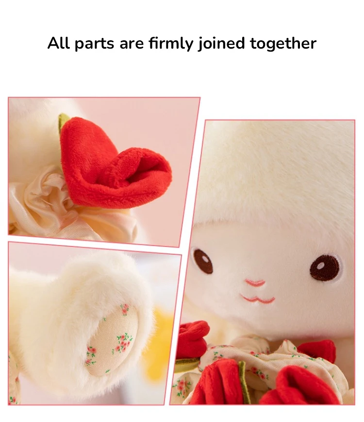 Peluche de cordero con ramo de rosas – Regalo original San Valentín - imagen 4