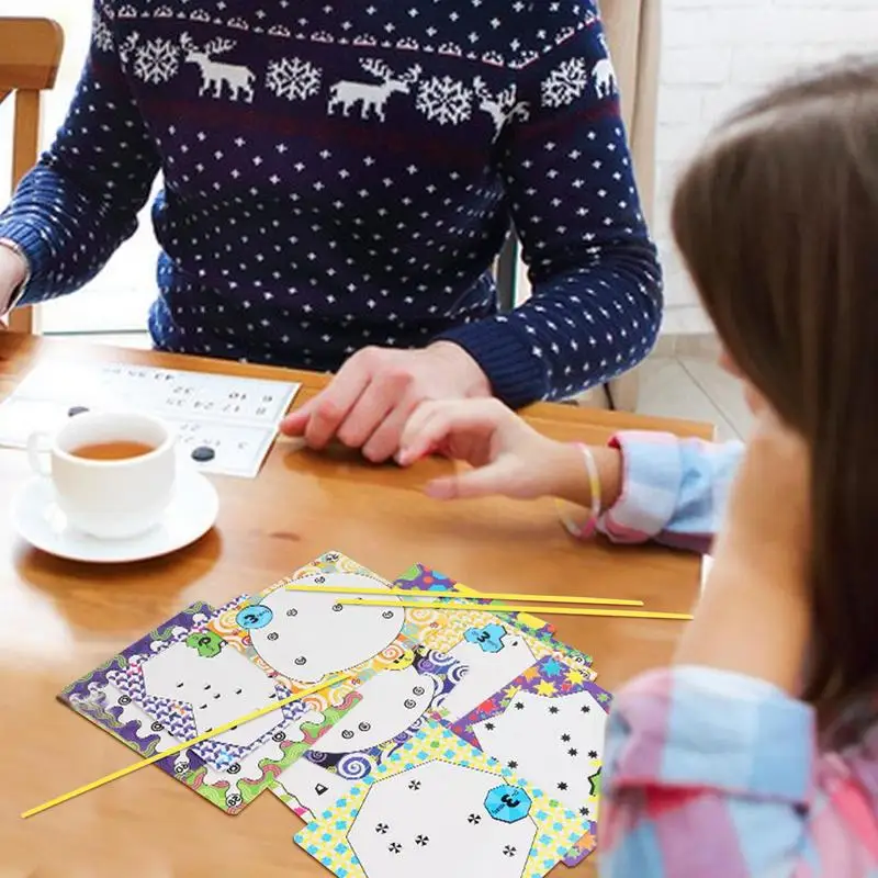 Juego de cartas divididas, juego de cartas, juego de estrategia, juguete, educación de escritorio Simple, entretenimiento, lógica de interacción entre padres e hijos - imagen 3