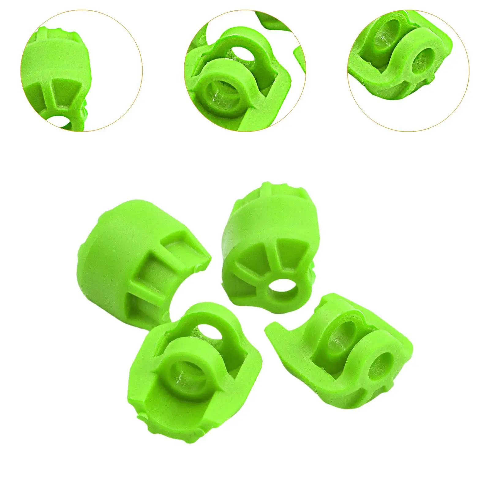4 Pieces Shock Cap Protector Professional Upgrades Part RC Shock Absorber Cap for 1/7 RC Car Upgrades Parts Crawler Replacement