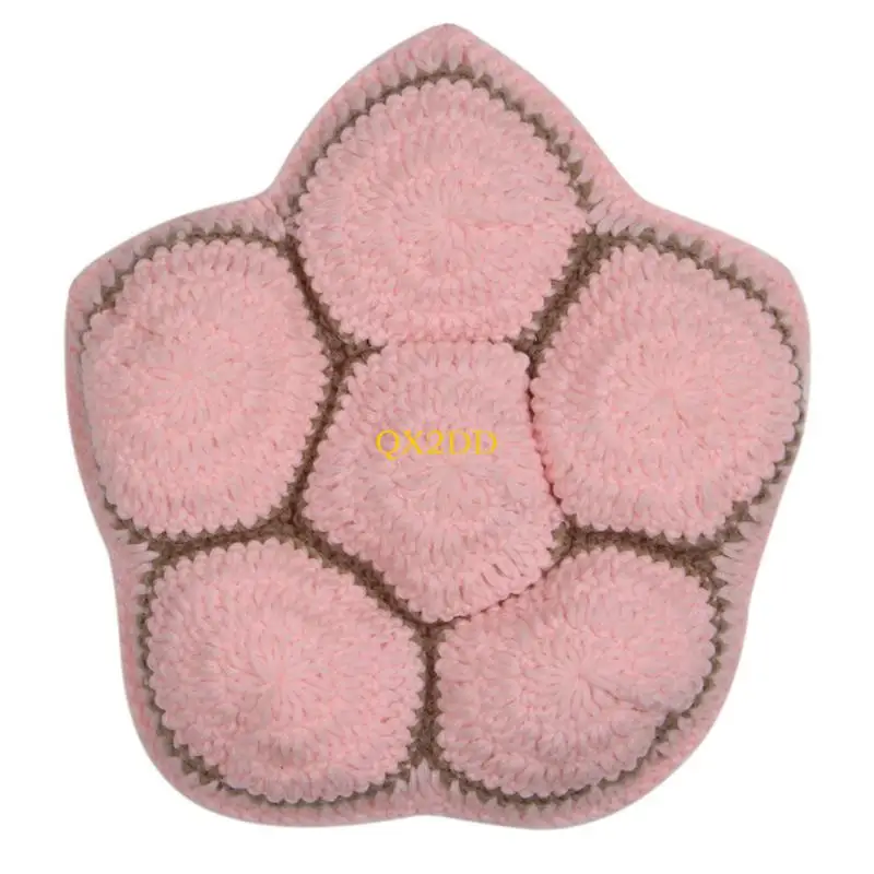 QX2D para los accesorios fotografía Cape Newborn adapta a sombrero punto y mono establecido para - imagen 3