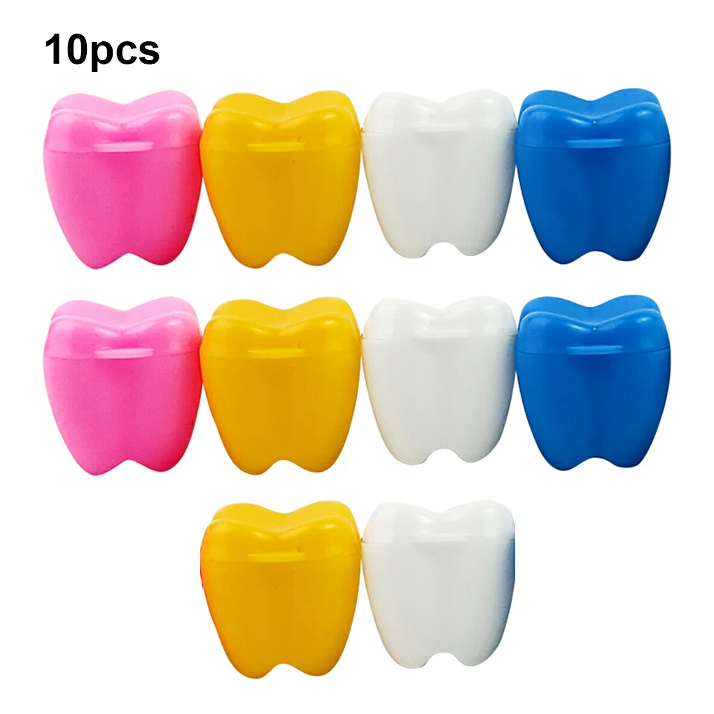 Cajas organizadoras a prueba de polvo para dientes de bebé, contenedor organizador de 10 piezas, Color aleatorio - imagen 5