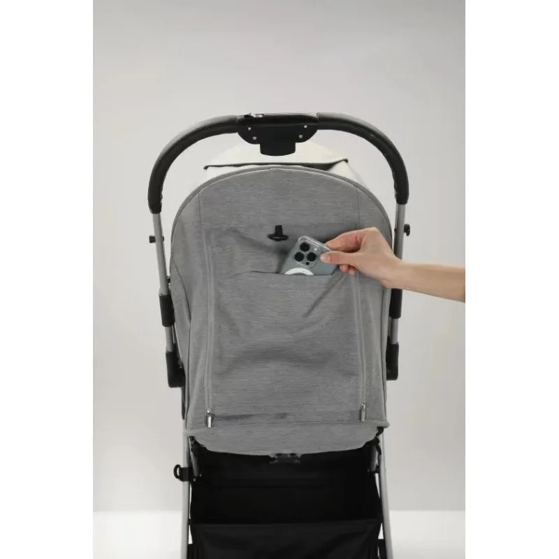 El artefacto para caminar para bebés es liviano y plegable, puede sentarse o acostarse, un coche de bolsillo de viaje para niños. - imagen 5