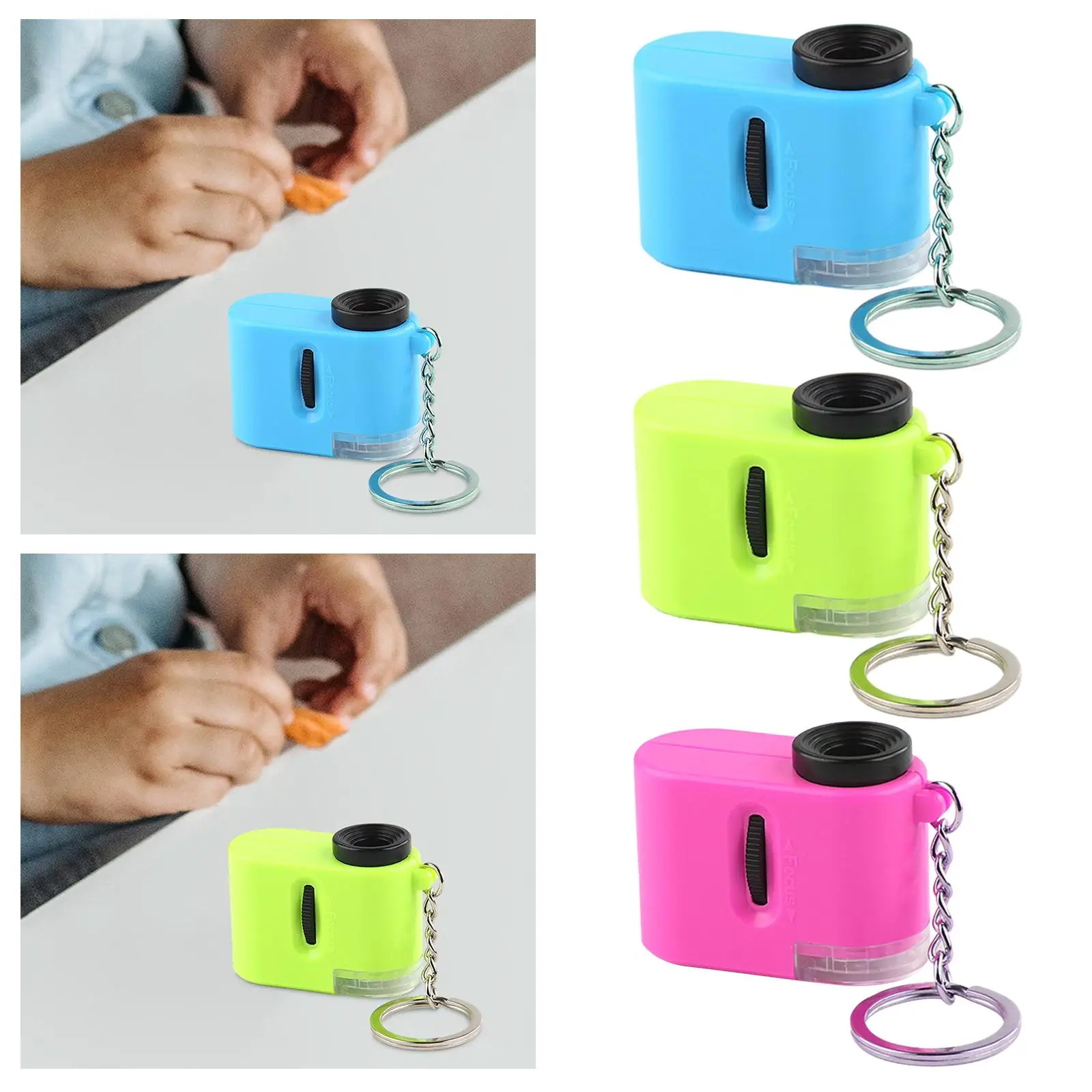 Microscope for Kids 60x Stem Mini Handheld Microscope Kids Science Microscope Toy for Children Students Kids Ages 8+ Home School