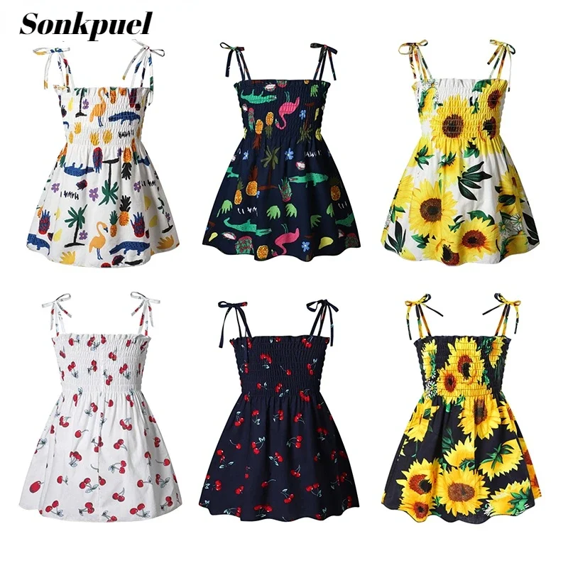 Vestido verano niña – Algodón suave sin mangas