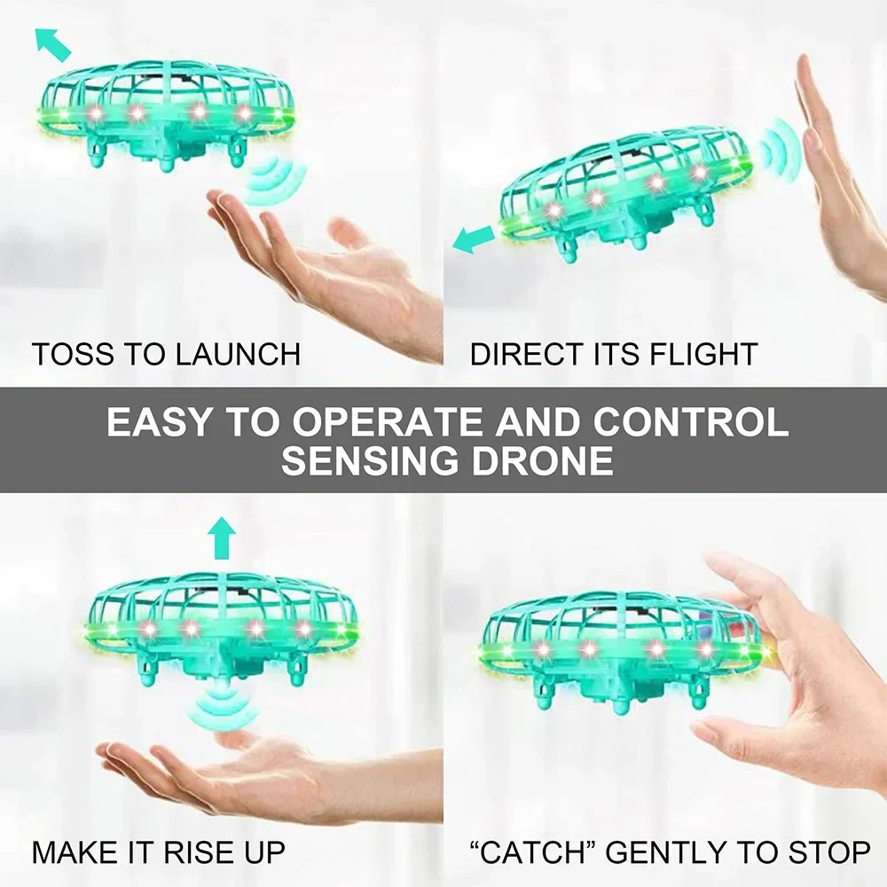 Mini dron UFO con sensor de mano para niños - imagen 2