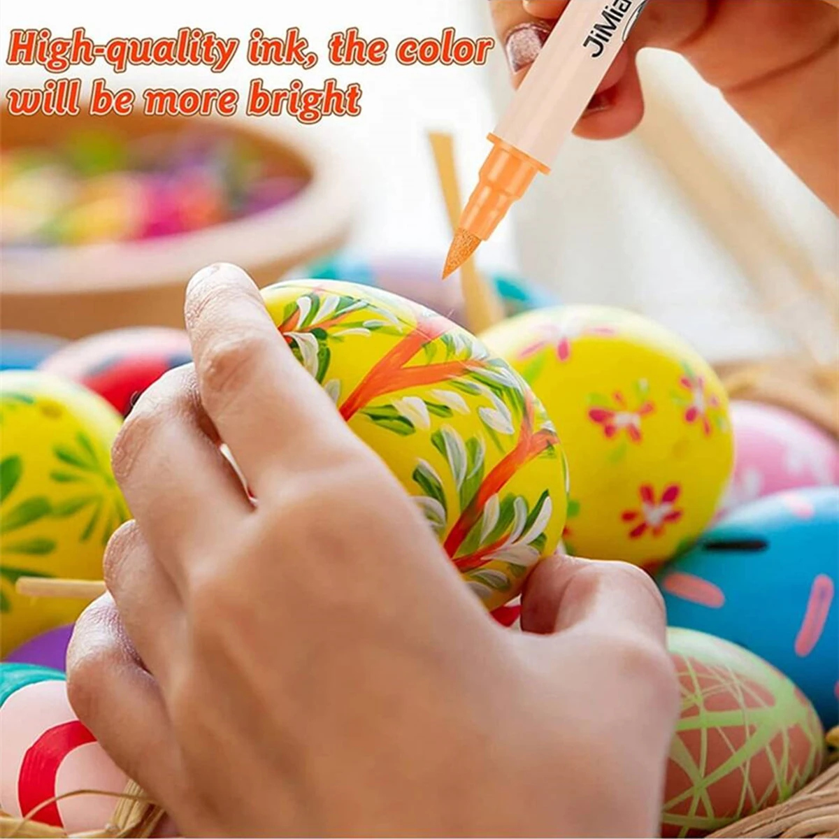 Rotuladores para bocetos de 12/24/36 colores, pincel doble, bolígrafo de pintura acrílica, roca, vidrio, Metal, Taza de cerámica, pinturas de madera y plástico, suministros de arte - imagen 2