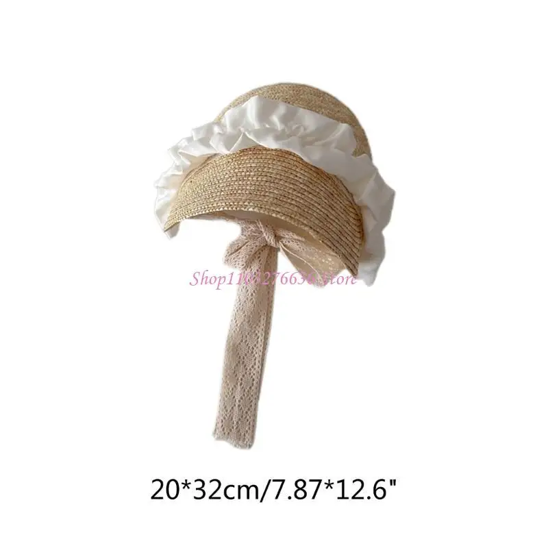 Gorro playa R6FD para niña – Sombrero verano tocado bebé - imagen 5