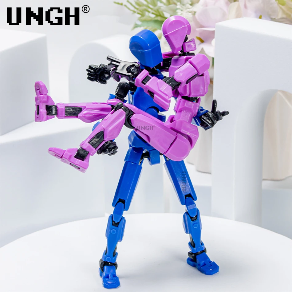 UNGH-Robot móvil multiarticulado, maniquí de juguete impreso en 3D, figura de acción 13, Robot móvil de cuerpo completo, juguetes, regalos para niños - imagen 5