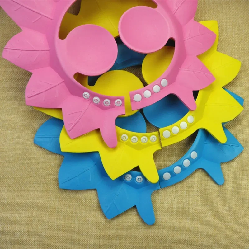 Gorro de baño suave y seguro para Baby Shower, gorro de baño para niños, gorro protector de baño impermeable, visera de Ducha, Gorro para niños pequeños - imagen 2