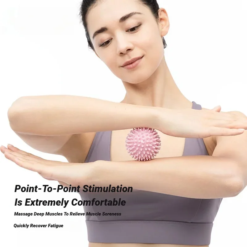 Bola de masaje masajeador de liberación miofascial 6CM deporte puntiagudo tejido profundo punto de disparo recuperación muscular alivio del dolor erizo duradero - imagen 4