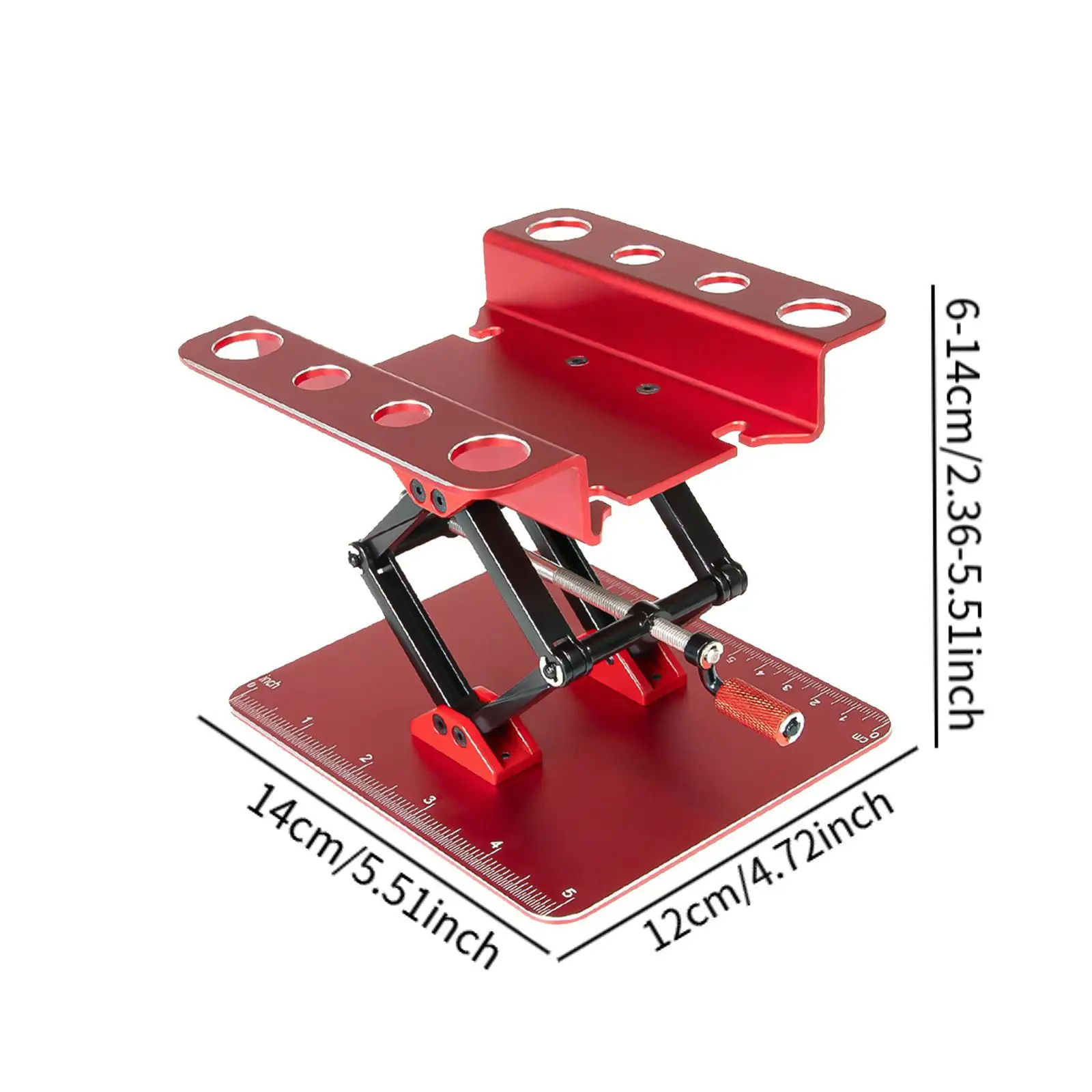 RC Car Work Stand Adjustable Height Universal Multifunctional Maintenance Stand Repair Station for 1/8 1/10 1/14 Off Road Truck