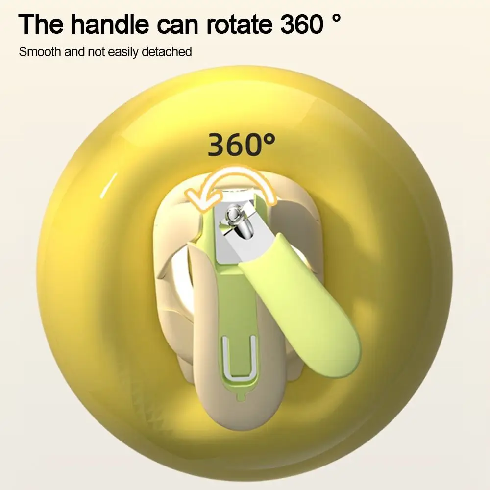 Cortauñas con luz LED, diseño ergonómico antisalpicaduras, cortauñas para el cuidado de las uñas, lupa segura y segura - imagen 5