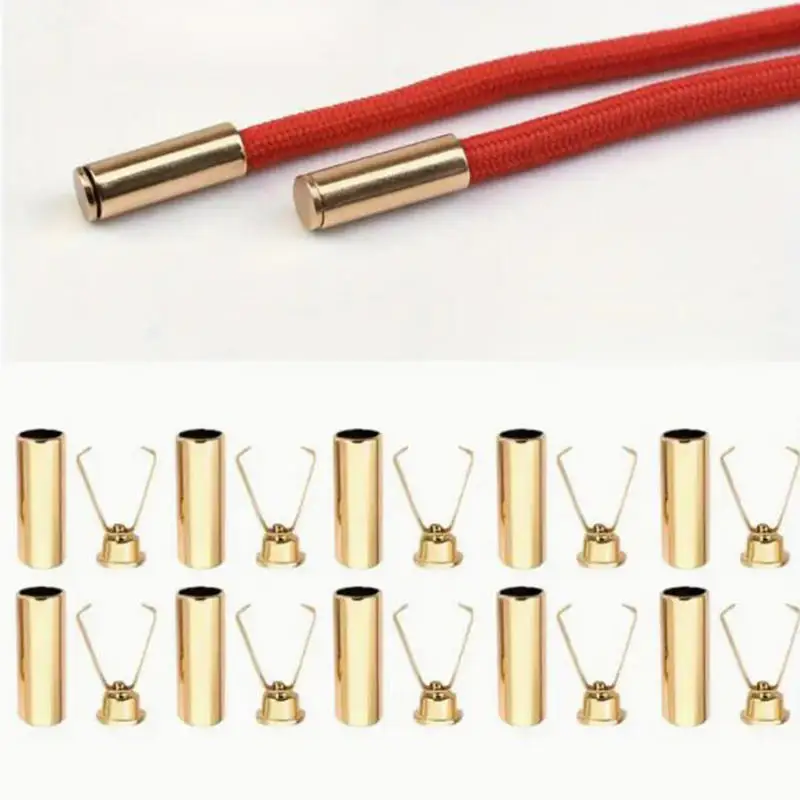 Hebillas de Metal para ropa, cerraduras de cordón, Clips de cola de sombrero, botones, hebillas de cola de cordón de suéter, accesorios de costura DIY para el hogar - imagen 2