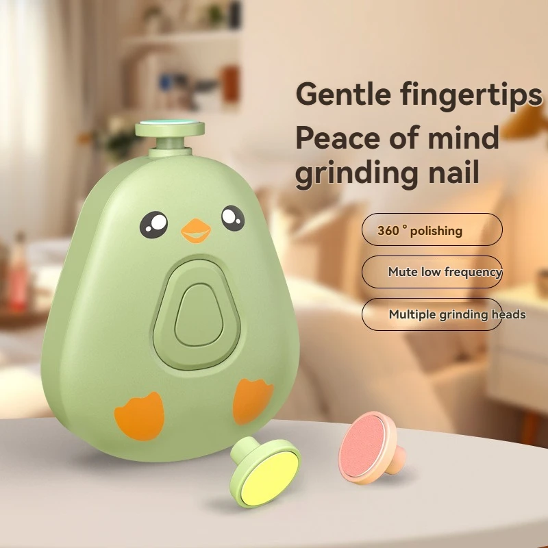 Lima de uñas eléctrica para bebés con cortaúñas seguro - imagen 5