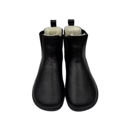 Tipsietoes Botines Chelsea de piel con caída cero para niños