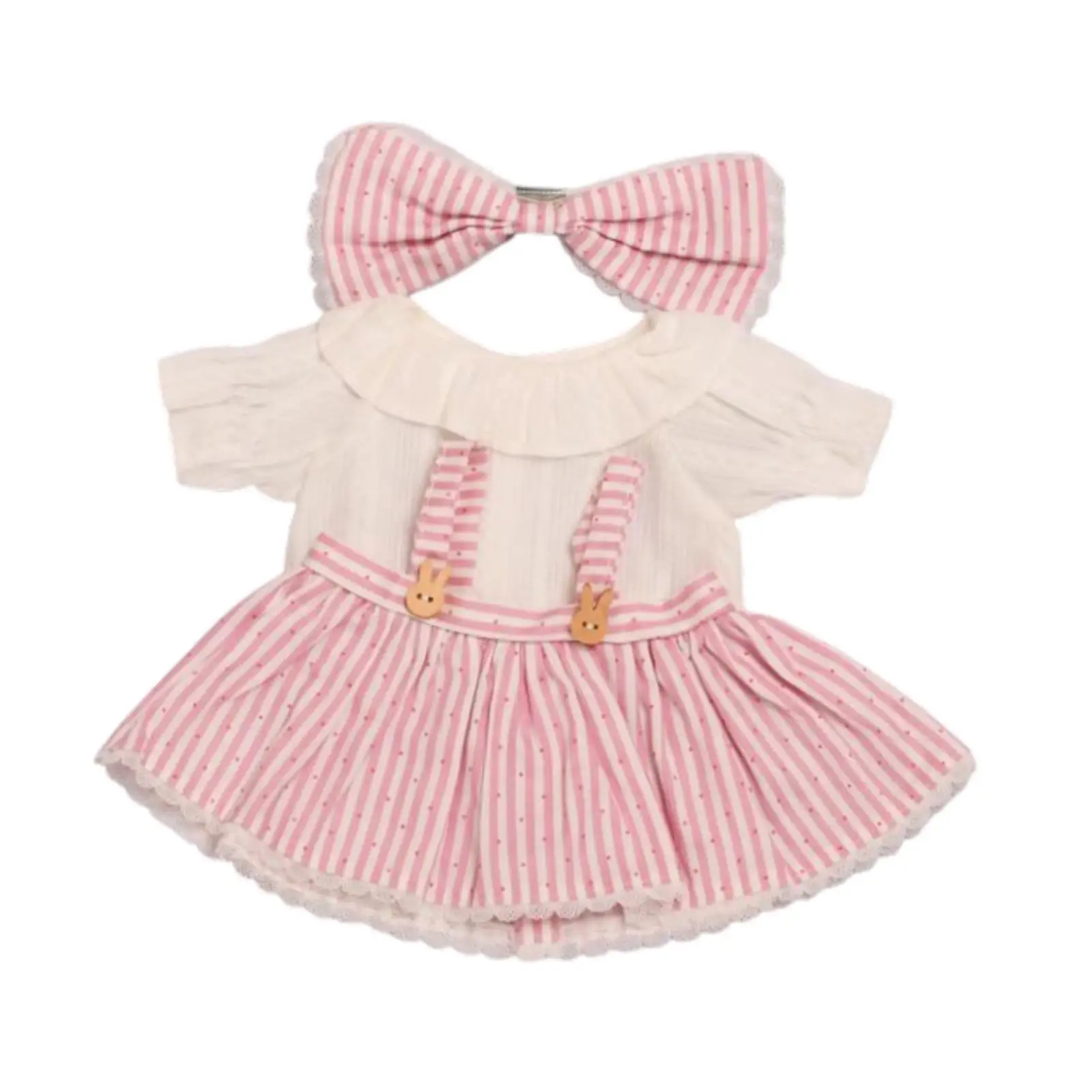 14.96inch Doll Dress Shirt DIY Dress up Make Your Own Dolls Doll Clothes for Preschool Home Decor Role Play Collectible Pretend