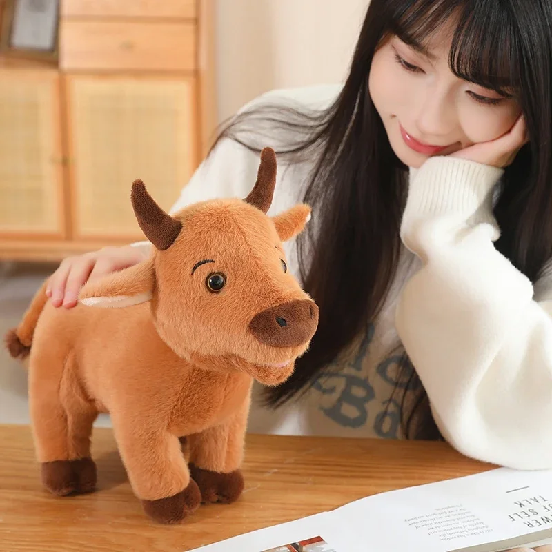 Peluche toro escalador suave para bebé – Juguete educativo - imagen 2