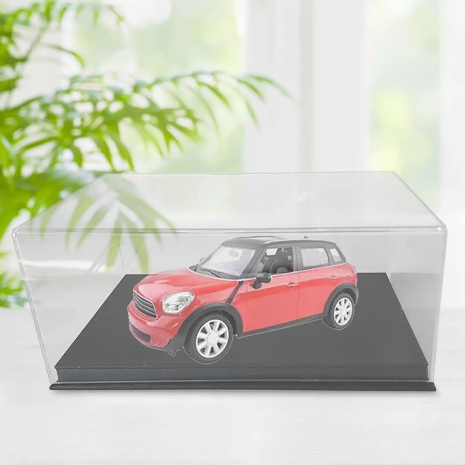 Acrylic Display Case with Base Figure Display Case for Dolls Toys Model Cars