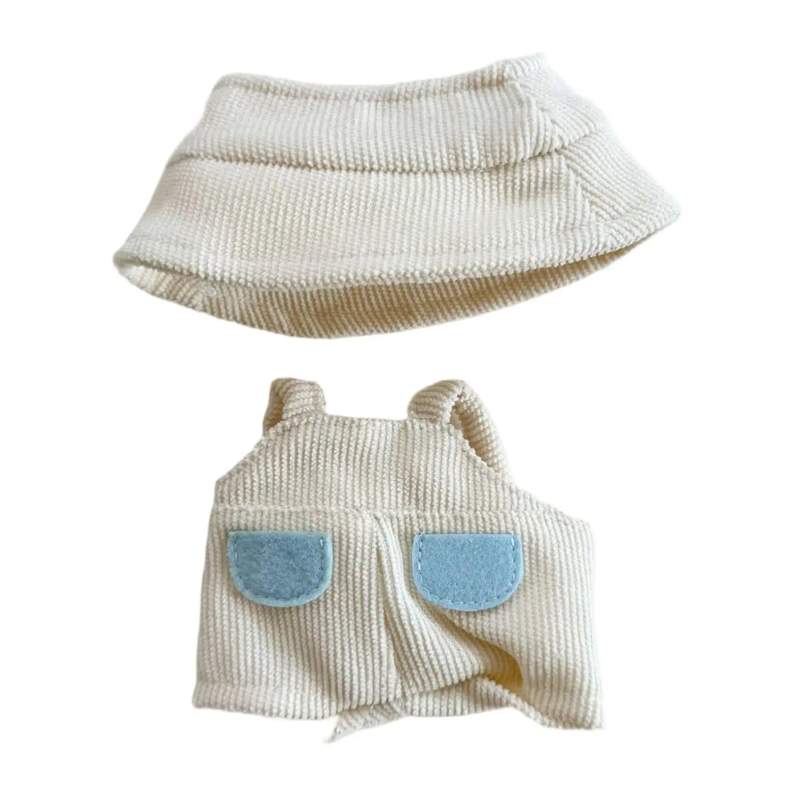 Plush Doll Rompers with Hat Decoration Hands on Cute Coordination Doll Outifits Photo Props for 5.91inch/6.69inch Doll for Kids Plush Doll Rompers with Hat Decoration Hands on Cute Coordination Doll Outifits Photo Props for 5.91inch/6.69inch Doll for Kids