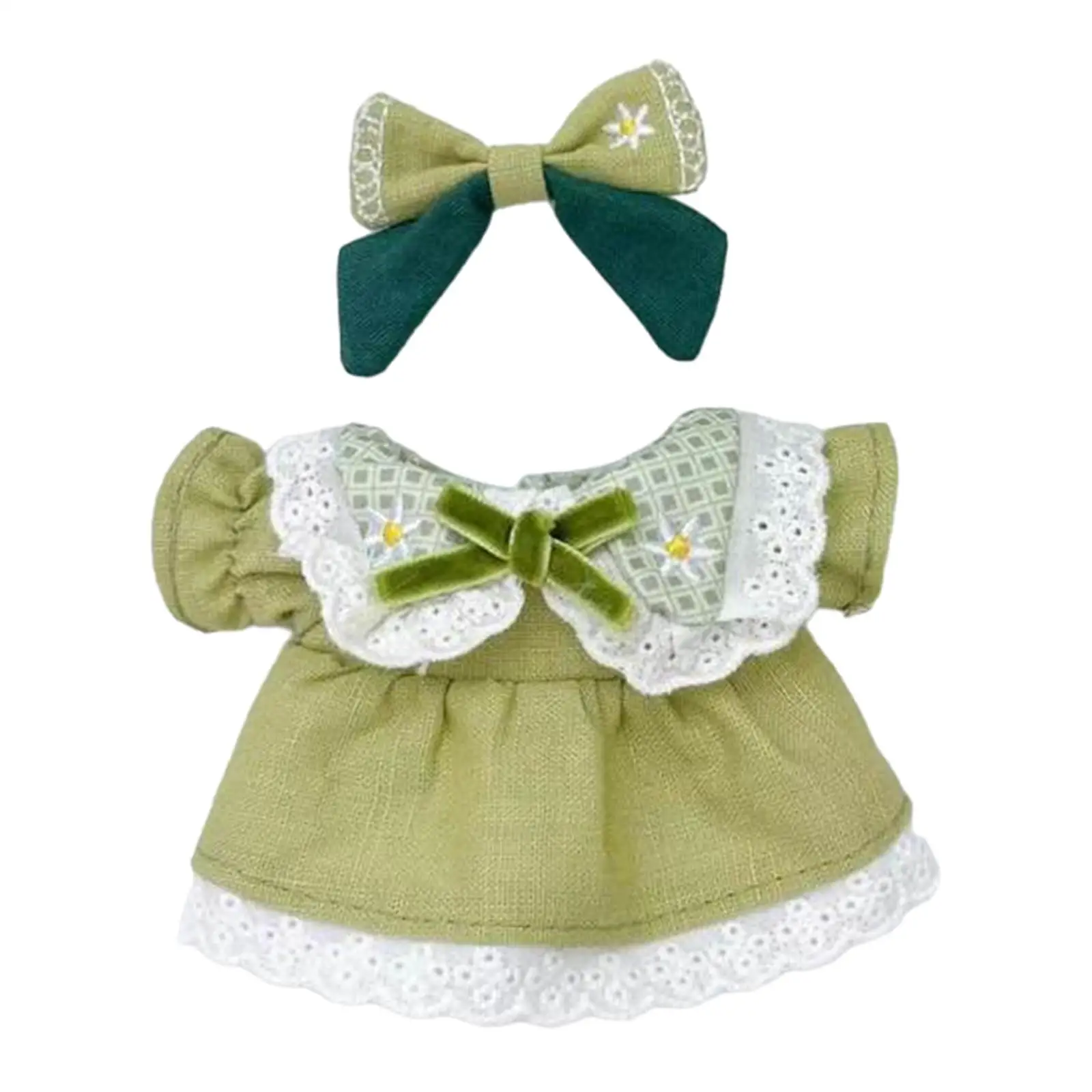 Stuffed Doll Princess Dress Costumes Photo Props DIY Flexibility Fashion Imagination Clothing Dress up Outfit for 17'' Doll