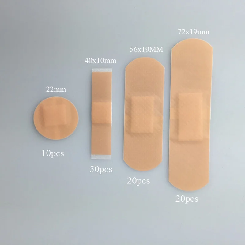 100 unids/lote vendaje para bebé primeros auxilios de emergencia yeso adhesivo impermeable transpirable tiras para heridas pasta Curitas utensilios - imagen 3