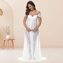 Vestido de maternidad bohemio con encaje para verano - Baby Shower