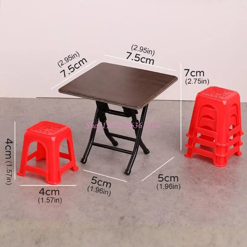 R6FD Juego de muebles miniaturas para muñecas - imagen 5
