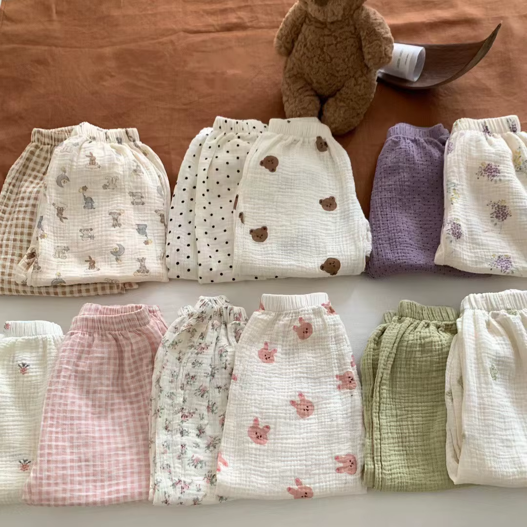 Pantalón antimosquitos algodón estampado animales para niño - imagen 3