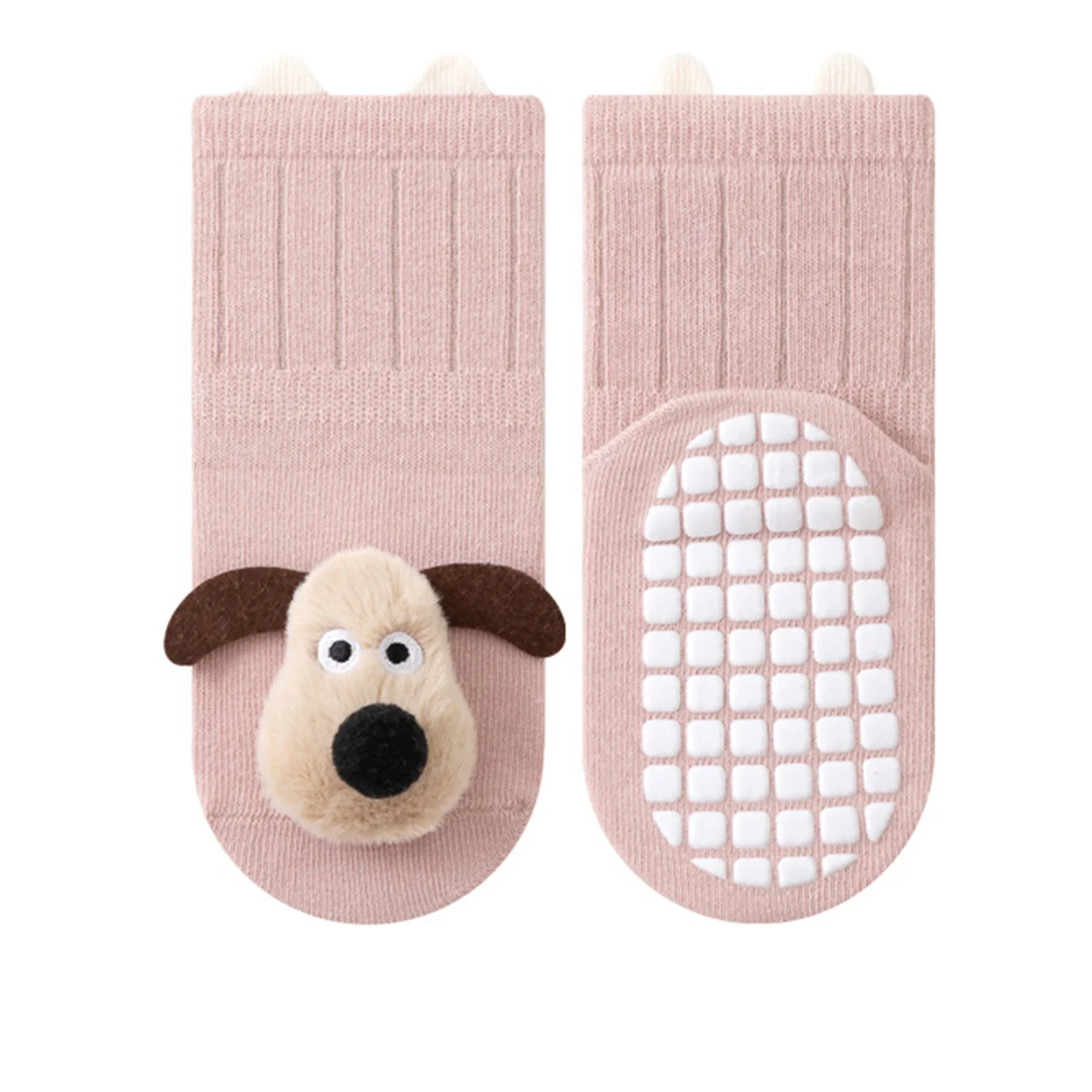 Calcetines antideslizantes para bebés recién nacidos, niños y niñas, calcetines a media pantorrilla, medias, accesorio de disfraz para gatear, caminar y correr - imagen 5