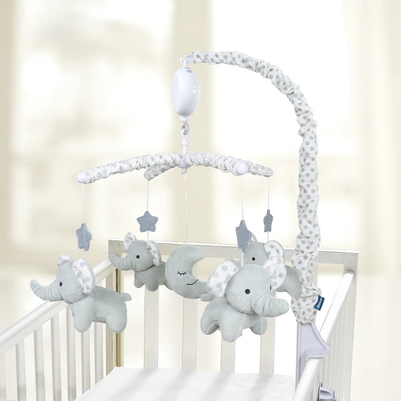 Campana para cama de elefante para bebé de 0 a 1 año, sonido, Luna, música, campana para mesita de noche, muñeca de juguete, juguete cómodo para bebé, regalo para recién nacidos - imagen 2