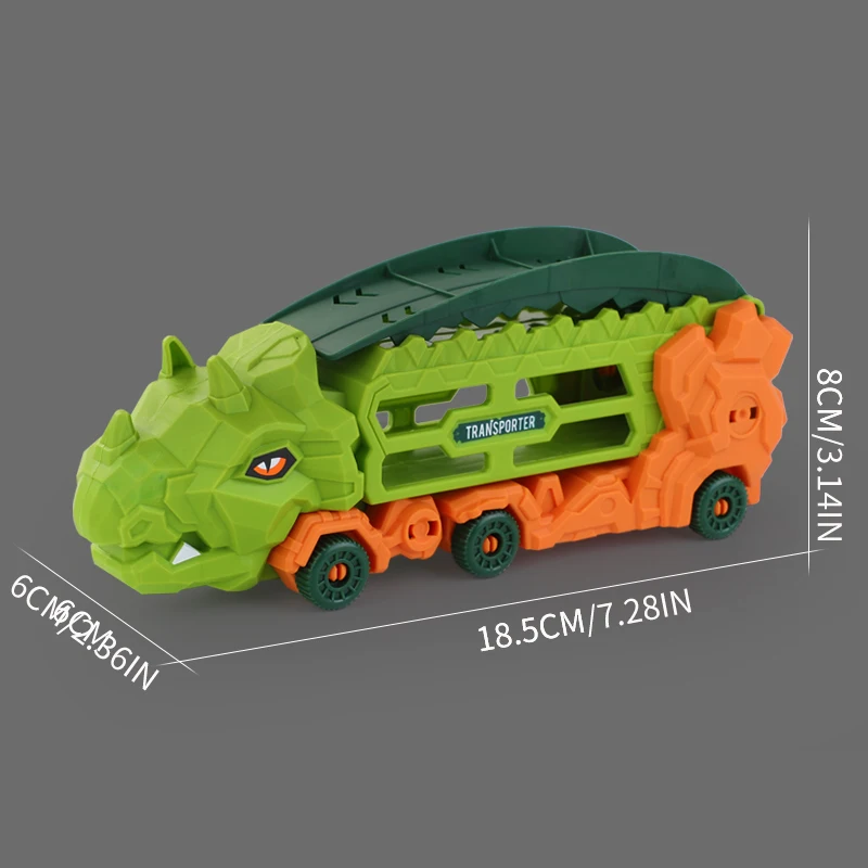 Coche de almacenamiento de pista multicapa Triangle Dragon, puede acomodar varios coches, puede expular el coche de juguete de pista, ciencia de rompecabezas - imagen 5