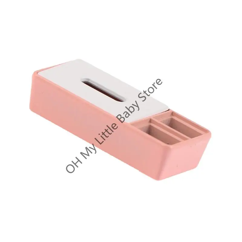 M76C Miniature Tissue Box Box House Escena escena escena escena para entusiastas miniatura y coleccionistas - imagen 3