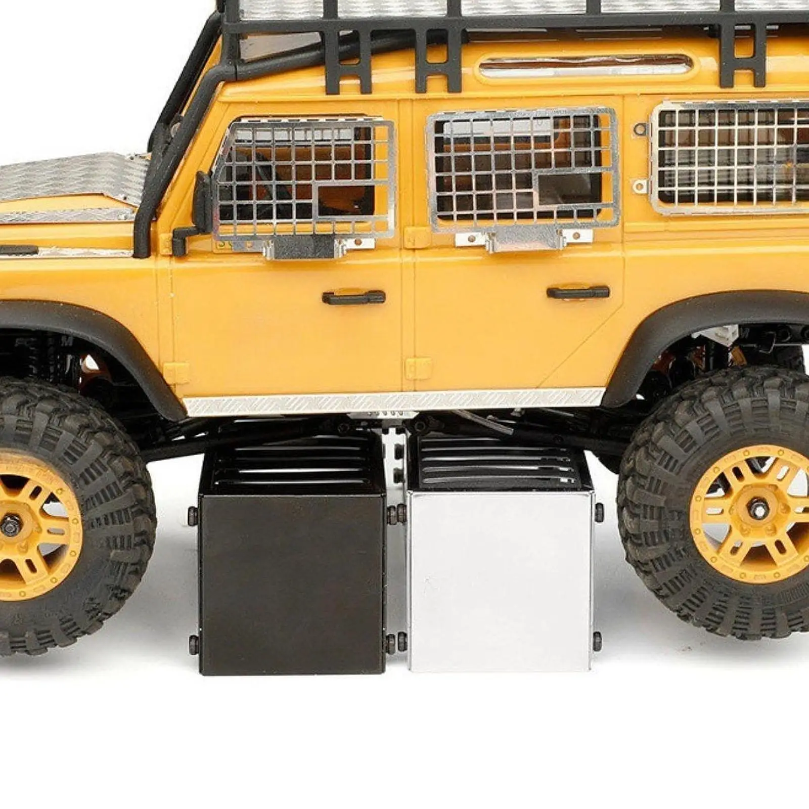 Rampa obstáculos para coche radiocontrol – Puente acero inoxidable