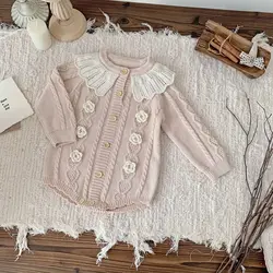 Mono de punto para bebé de manga larga - 0-2 años - niñas adorables
