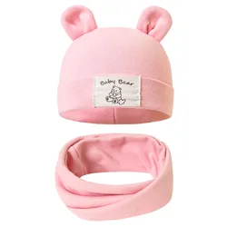 Gorro y bufanda de punto para recién nacido – Juego de invierno