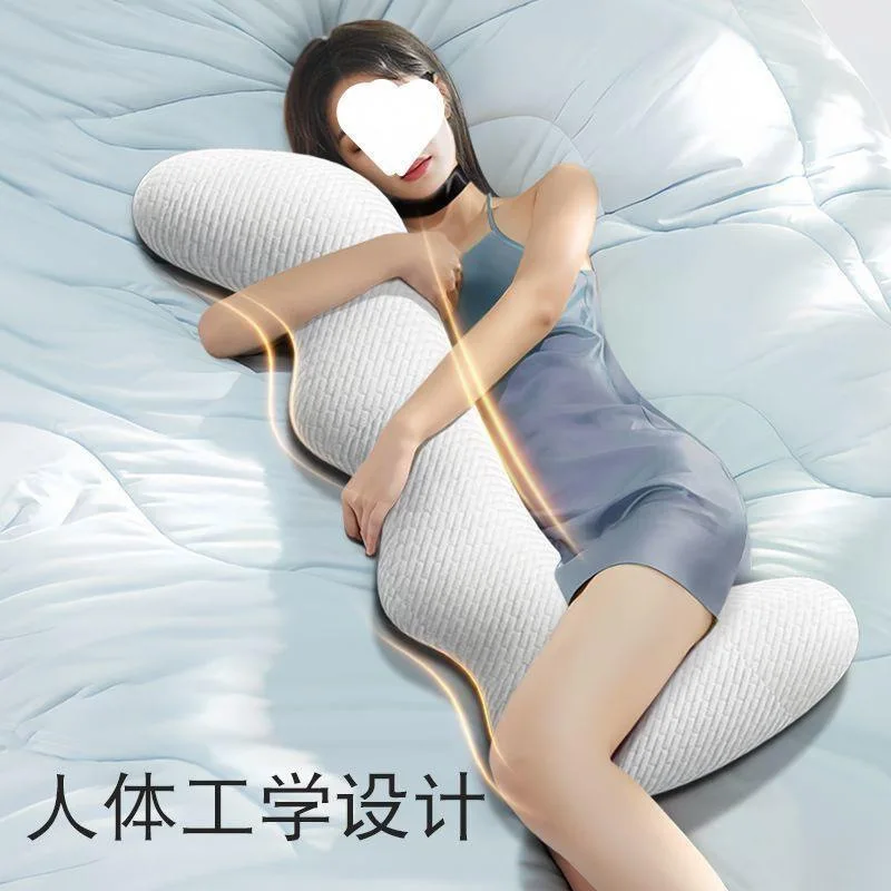 Almohada viscoelástica larga para dormir de lado con apoyo piernas - imagen 5
