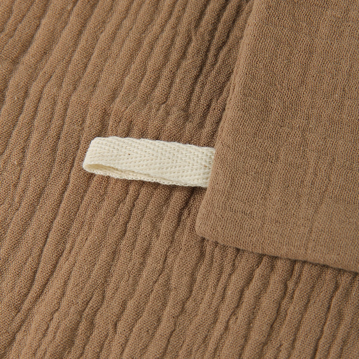 Toallas cuadradas de algodón de gasa absorbente suave para bebé, toallas para lavarse la cara de las manos, toallitas de muselina crepé para Saliva, paños faciales para bebés - imagen 3