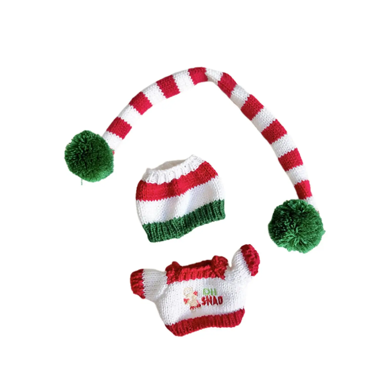 Mini Doll Apparel for Girls, Holiday Dress Up Accessories for Dolls