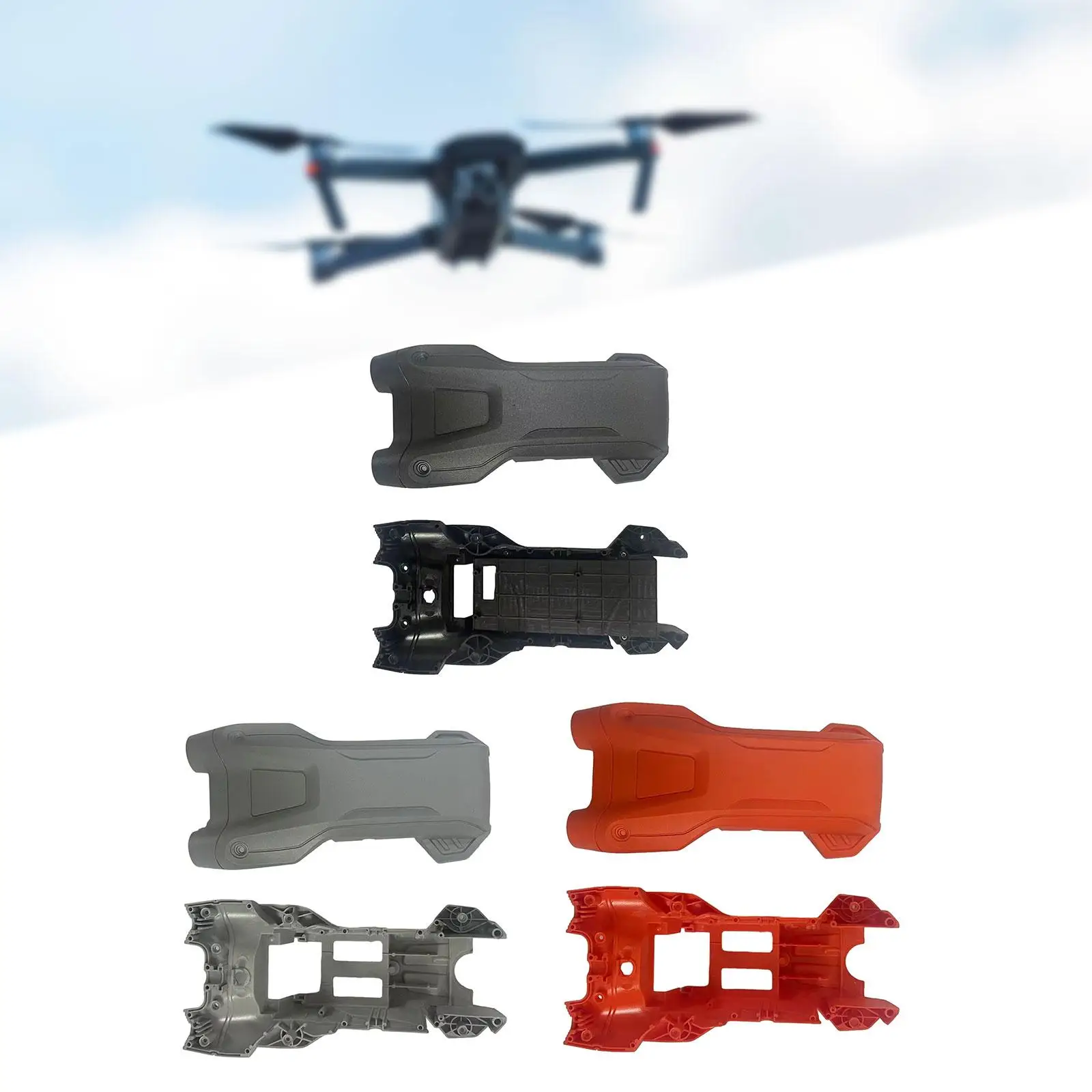 RC Drone Shell Top and Bottom Cover Assembly Quick Release Professional for Z908 Pro DIY Modification Quadcopter Upgrades Parts