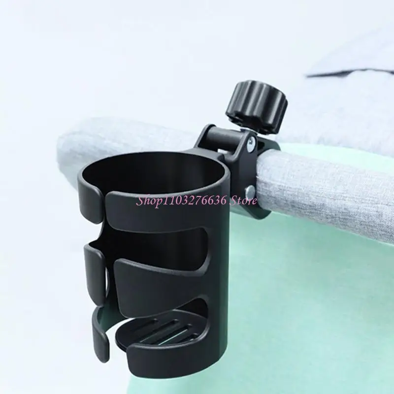 Portavasos para cochecito bebé R6FD, soporte Universal giratorio 360 para botellas bebidas, accesorios para sillas - imagen 2