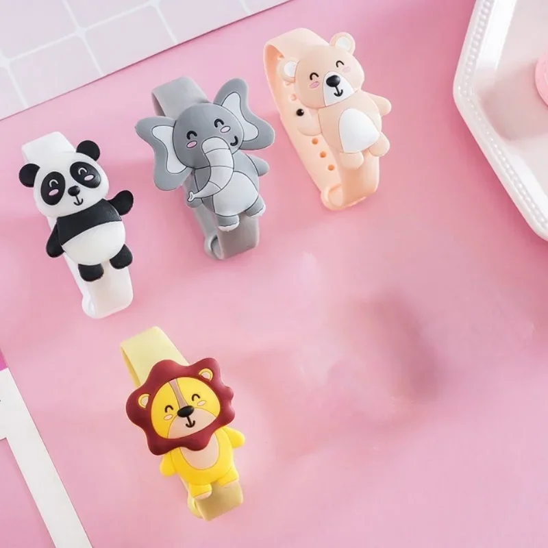 Pulsera repelente de mosquitos de dibujos animados para niños, pulsera repelente de mosquitos con hebilla portátil para exteriores, pulsera protectora para niños