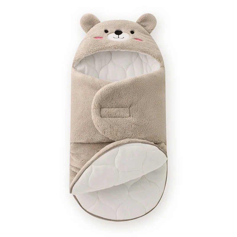 Edredón terciopelo bebé con patrón animal para otoño e invierno - imagen 4
