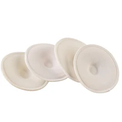Almohadillas de lactancia lavables y absorbentes para mamá lactante