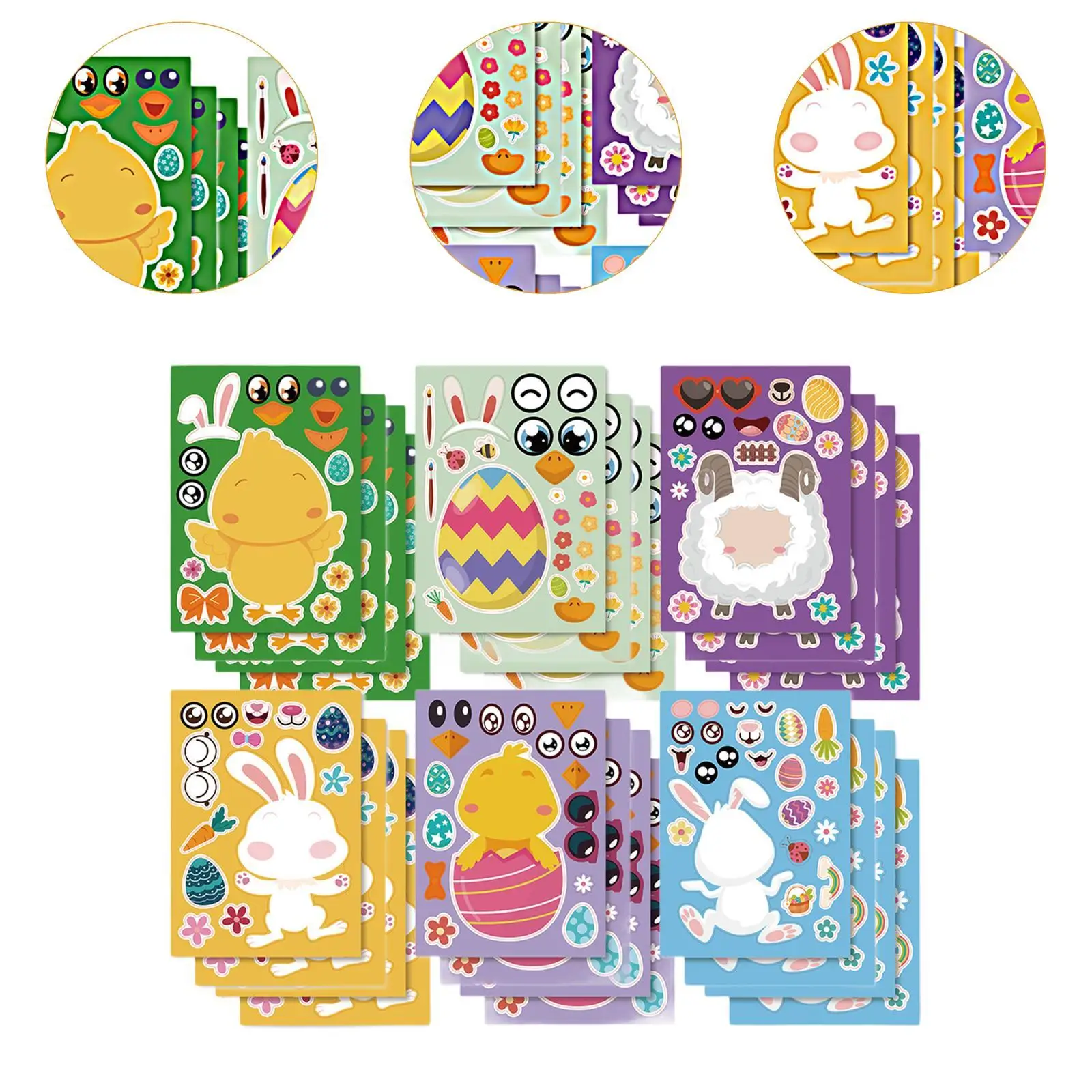 24 Pieces Easter Party Stickers Decoration Stickers Decals Easter Stickers for Cards Holiday Crafts Education Activities Easter 24 Pieces Easter Party Stickers Decoration Stickers Decals Easter Stickers for Cards Holiday Crafts Education Activities Easter