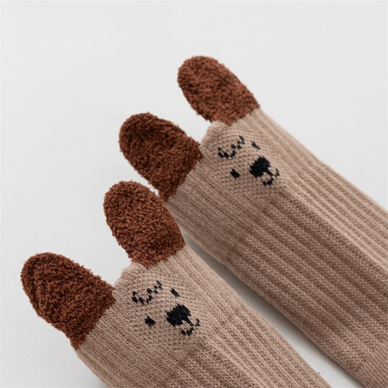 Calcetines bonitos de algodón con dibujos animados para bebé, calcetines cómodos sin hueso para niños y niñas, calzado para niños de 0 a 8 años, ropa Acc - imagen 5