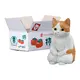 brown white cat