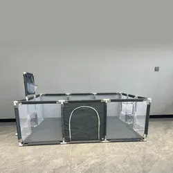 Parque de juegos para bebé interior con corralito y piscina de bolas