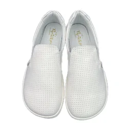 Tipsietoes Zapatillas Descalzas Mujer Piel Suela Plana Puntera Ancha